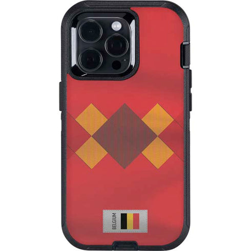 Belgium Soccer Flag Otterbox Defender iPhone Skin