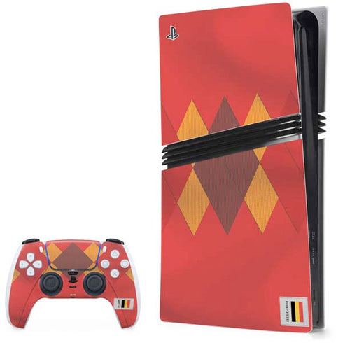 Belgium Soccer Flag PlayStation PS5 Skins