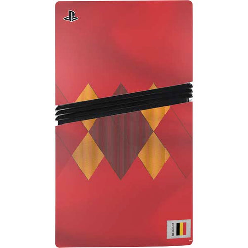 Belgium Soccer Flag PS5 Pro Console Skin