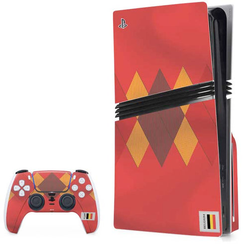 Belgium Soccer Flag PlayStation PS5 Skins