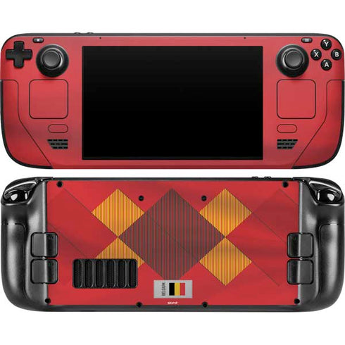 Belgium Soccer Flag Steam Deck Handheld Gaming Computer OLED Skin