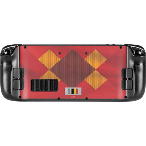 Belgium Soccer Flag Steam Deck Handheld Gaming Computer Skin