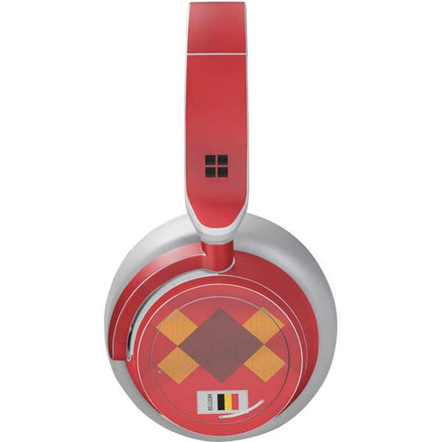 Belgium Soccer Flag Surface Headphones Skin