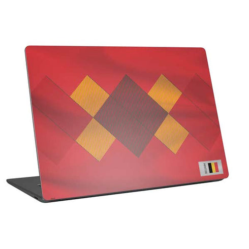 Belgium Soccer Flag Laptop Skins