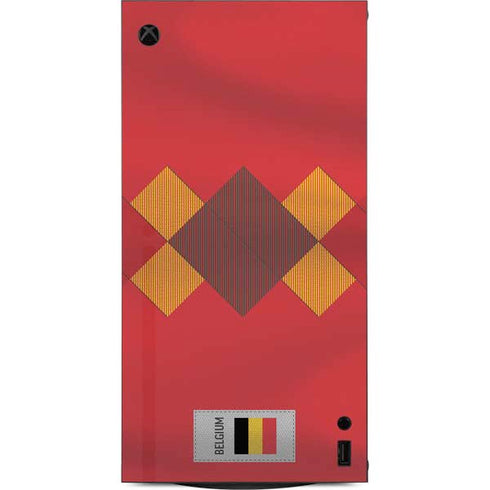 Belgium Soccer Flag XBox Series X Digital Edition Console Skin