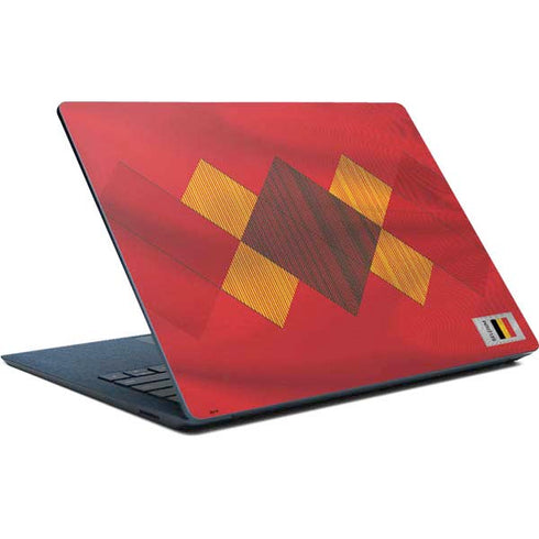Belgium Soccer Flag Surface Laptop Skin