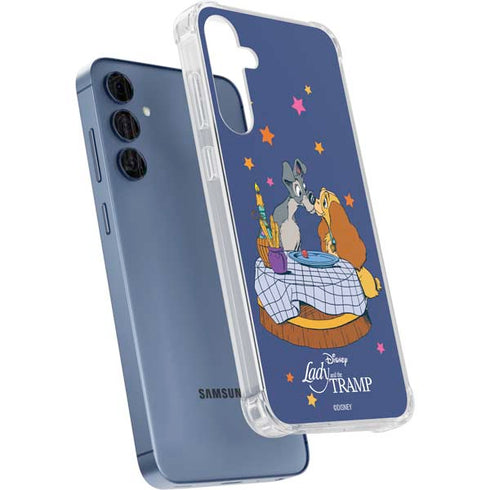Disney Lady & The Tramp Bella Notte Galaxy A55 5G Clear Case