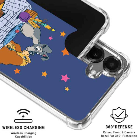 Disney Lady & The Tramp Bella Notte Galaxy S26 Clear Case