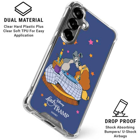 Disney Lady & The Tramp Bella Notte Galaxy S26 Clear Case
