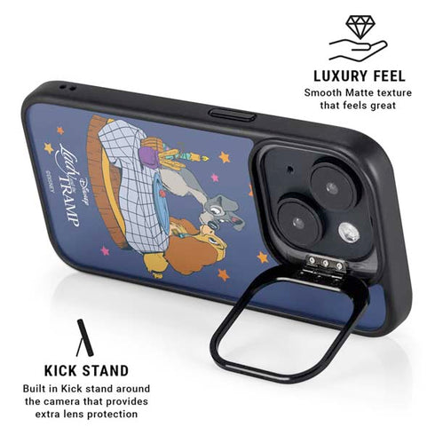 Disney Lady & The Tramp Bella Notte iPhone 14 Plus Kickstand Case