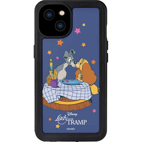 Disney Lady & The Tramp Bella Notte iPhone 15 Plus Waterproof Case