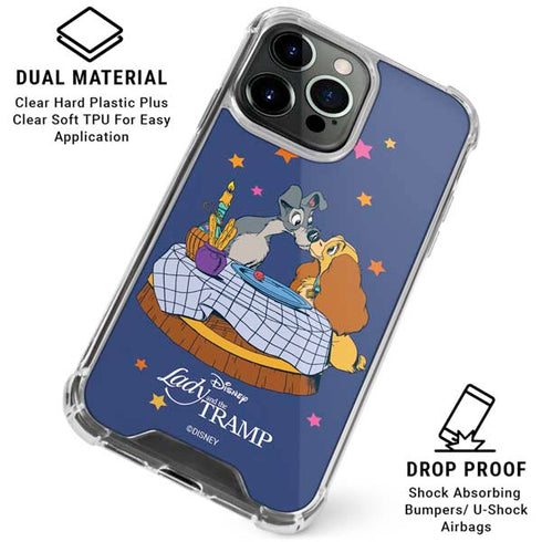 Disney Lady & The Tramp Bella Notte iPhone 16 Pro Max Clear Case