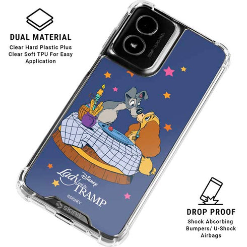 Disney Lady & The Tramp Bella Notte Moto G Power 5G (2024) Clear Case