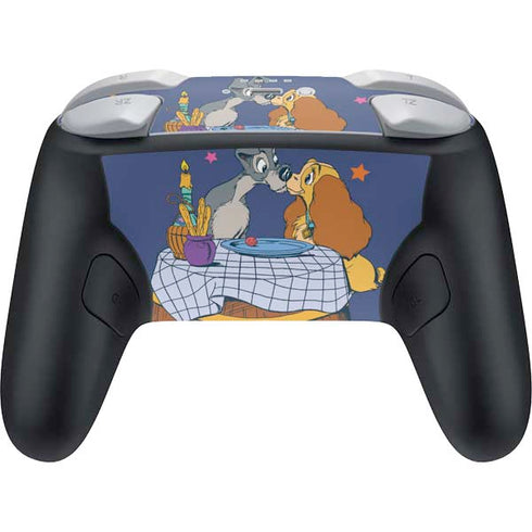 Disney Lady & The Tramp Bella Notte Nintendo Switch 2 (2025) Pro Controller Skin