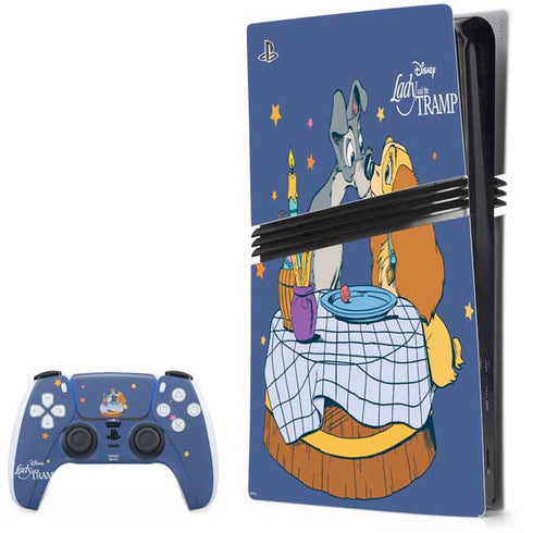 Disney Lady & The Tramp Bella Notte PlayStation PS5 Skins