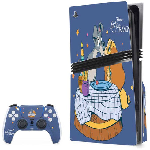 Disney Lady & The Tramp Bella Notte PlayStation PS5 Skins