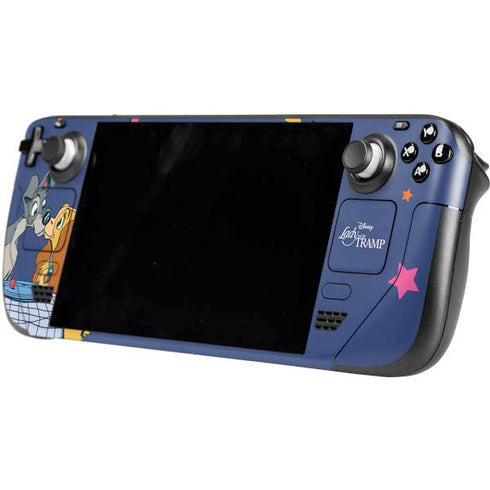 Disney Lady & The Tramp Bella Notte Steam Deck Handheld Gaming Computer OLED Skin