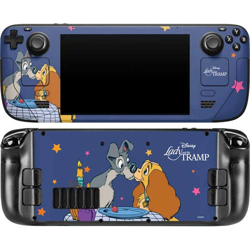 Disney Lady & The Tramp Bella Notte Steam Deck Handheld Gaming Computer Skin