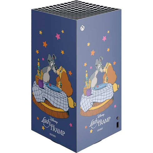 Disney Lady & The Tramp Bella Notte XBox Series X Digital Edition Console Skin