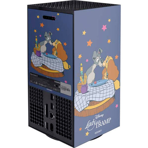 Disney Lady & The Tramp Bella Notte XBox Series X Digital Edition Console Skin