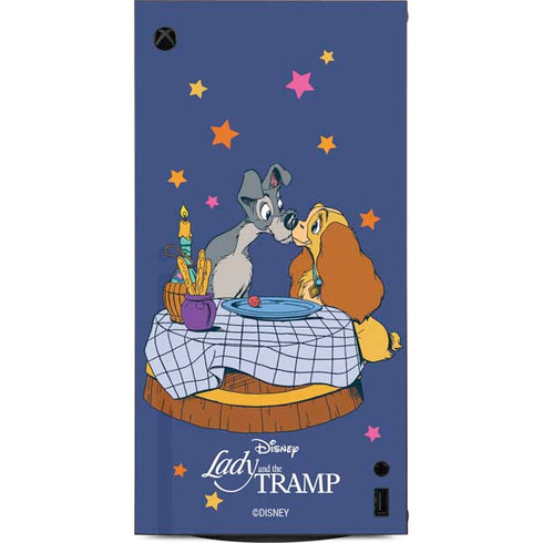 Disney Lady & The Tramp Bella Notte XBox Series X Digital Edition Console Skin