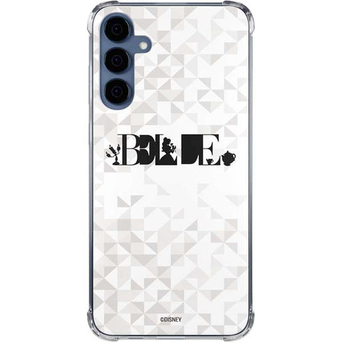 Disney Princess Belle Chromatic Galaxy A35 5G Clear Case
