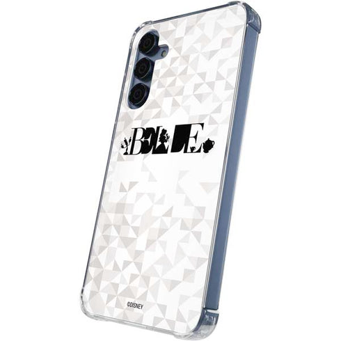Disney Princess Belle Chromatic Galaxy A35 5G Clear Case