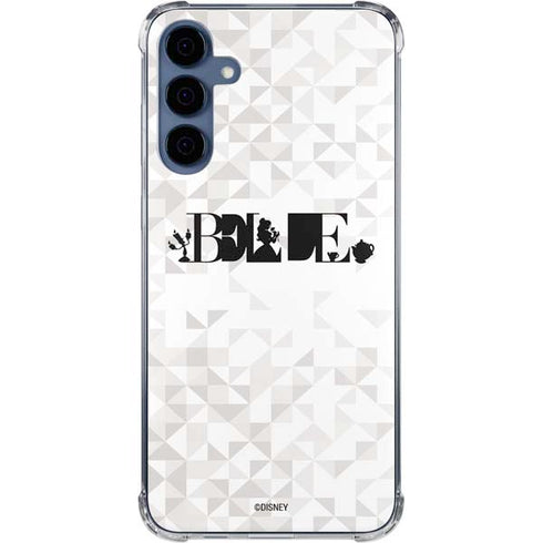 Disney Princess Belle Chromatic Galaxy A55 5G Clear Case