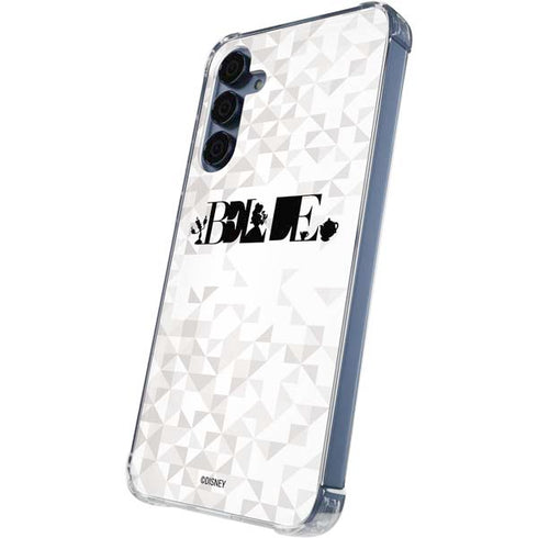 Disney Princess Belle Chromatic Galaxy A55 5G Clear Case