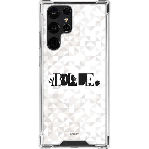 Disney Princess Belle Chromatic Galaxy S23 Ultra Clear Case