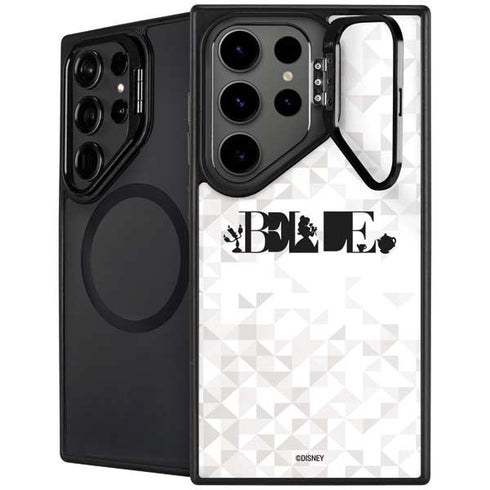 Disney Princess Belle Chromatic Galaxy S25 Ultra Kickstand Case