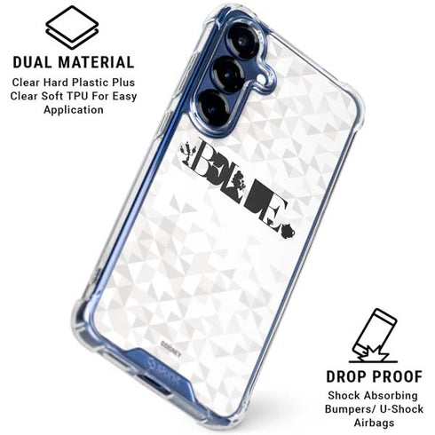 Disney Princess Belle Chromatic Galaxy S25 Clear Case