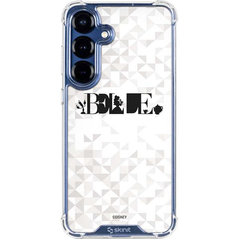 Disney Princess Belle Chromatic Galaxy S25 Plus Clear Case