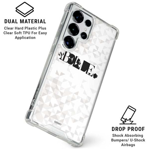 Disney Princess Belle Chromatic Galaxy S25 Ultra Clear Case