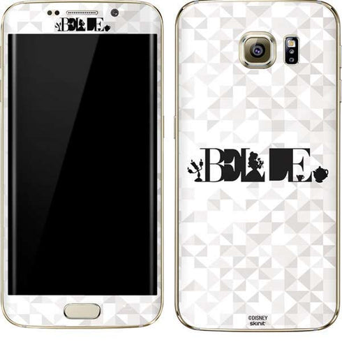 Disney Princess Belle Chromatic Galaxy S7 Edge Skin