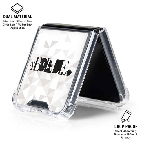 Disney Princess Belle Chromatic Galaxy Z Flip6 Clear Case