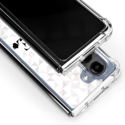 Disney Princess Belle Chromatic Galaxy Z Fold5 5G Clear Case