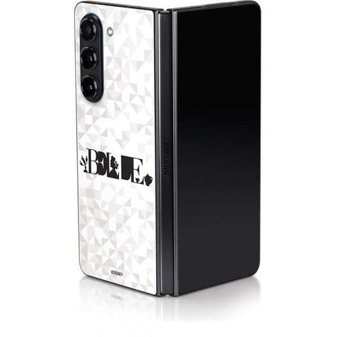 Disney Princess Belle Chromatic Galaxy Z Fold5 5G Skin