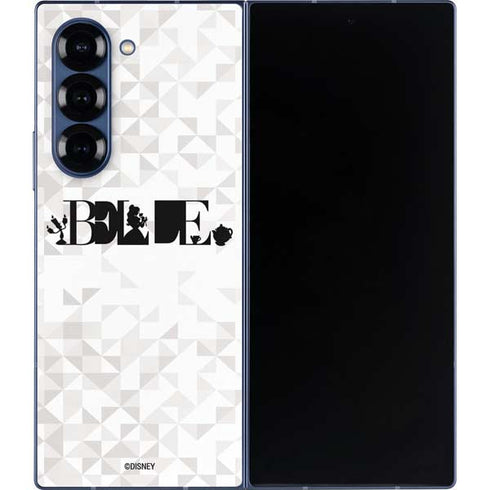 Disney Princess Belle Chromatic Galaxy Z Fold6 Skin