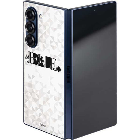Disney Princess Belle Chromatic Galaxy Z Fold6 Skin