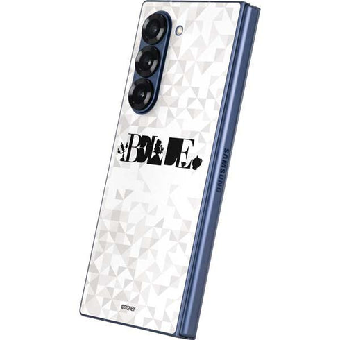 Disney Princess Belle Chromatic Galaxy Z Fold6 Skin