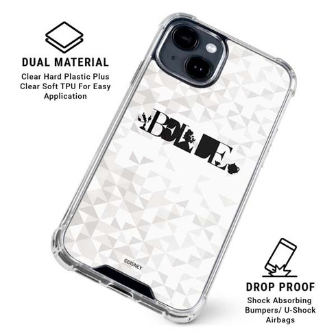 Disney Princess Belle Chromatic iPhone 15 Clear Case