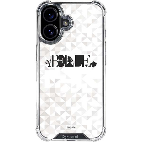 Disney Princess Belle Chromatic iPhone 16 Clear Case