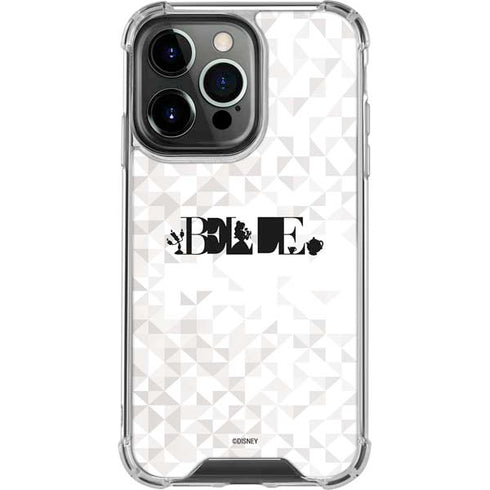 Disney Princess Belle Chromatic iPhone 16 Pro Clear Case