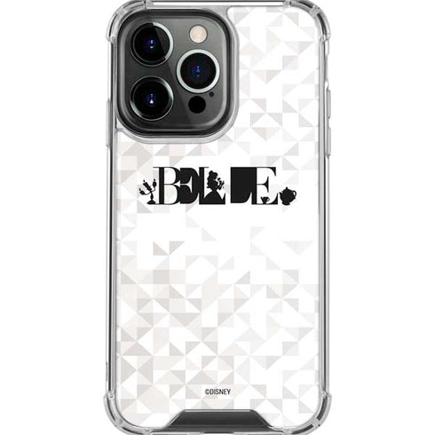 Disney Princess Belle Chromatic iPhone 16 Pro Max Clear Case