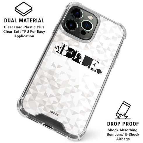 Disney Princess Belle Chromatic iPhone 16 Pro Max Clear Case