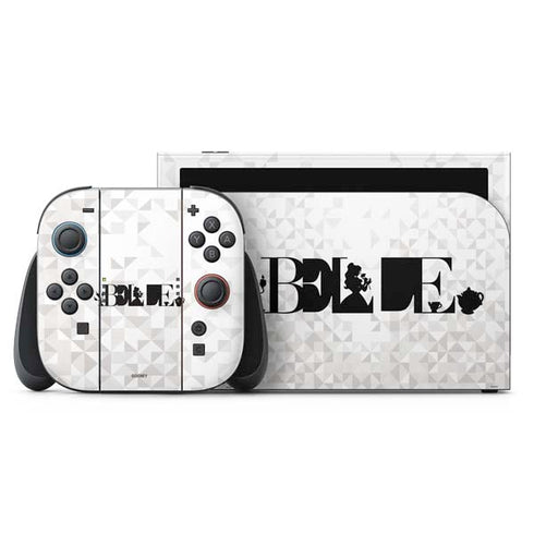 Disney Princess Belle Chromatic Nintendo Switch 2 (2025) with Joy-Con Skin