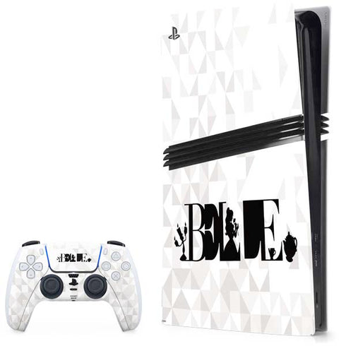 Disney Princess Belle Chromatic PS5 Pro Bundle Skin