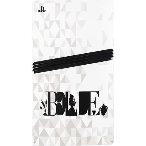 Disney Princess Belle Chromatic PS5 Pro Console Skin