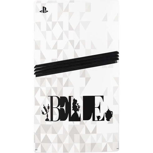 Disney Princess Belle Chromatic PS5 Pro Disk Bundle Skin